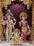 Bhagwan Shri Shankar, Shri Parvatiji and Shri Ganeshji
