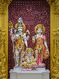 Bhagwan Shri Shankar, Shri Parvatiji and Shri Ganeshji