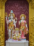 Shri Shiv-Parvati Dev and Shri Ganeshji