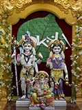 Bhagwan Shri Shankar, Shri Parvatiji and Shri Ganeshji