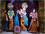 Shri Harikrishna Maharaj and Shri Radha-Krishna Dev