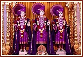 Bhagwan Swaminarayan, Aksharbrahman Gunatitanand Swami and Shri Gopalanand Swami