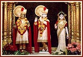 Shri Harikrishna Maharaj and Shri Radha-Krishna Dev