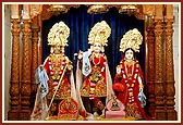 Shri Harikrishna Maharaj and Shri Radha-Krishna Dev