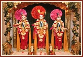 Bhagwan Swaminarayan, Aksharbrahman Gunatitanand Swami and Shri Gopalanand Swami