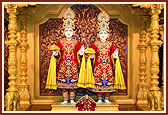 Parabrahma Bhagwan Shri Swaminarayan and Aksharbrahma Shri Gunatitanand Swami