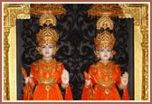 Parabrahma Bhagwan Shri Swaminarayan and Aksharbrahma Shri Gunatitanand Swami