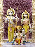Bhagwan Shri Ram, Shri Sitaji and Shri Hanumanji 