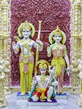 Shri Sita-Ram Dev and Shri Hanumanji 