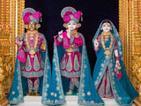 Shri Harikrishna Maharaj and Shri Radha-Krishna Dev