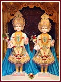 Parabrahma Bhagwan Shri Swaminarayan and Aksharbrahma Shri Gunatitanand Swami