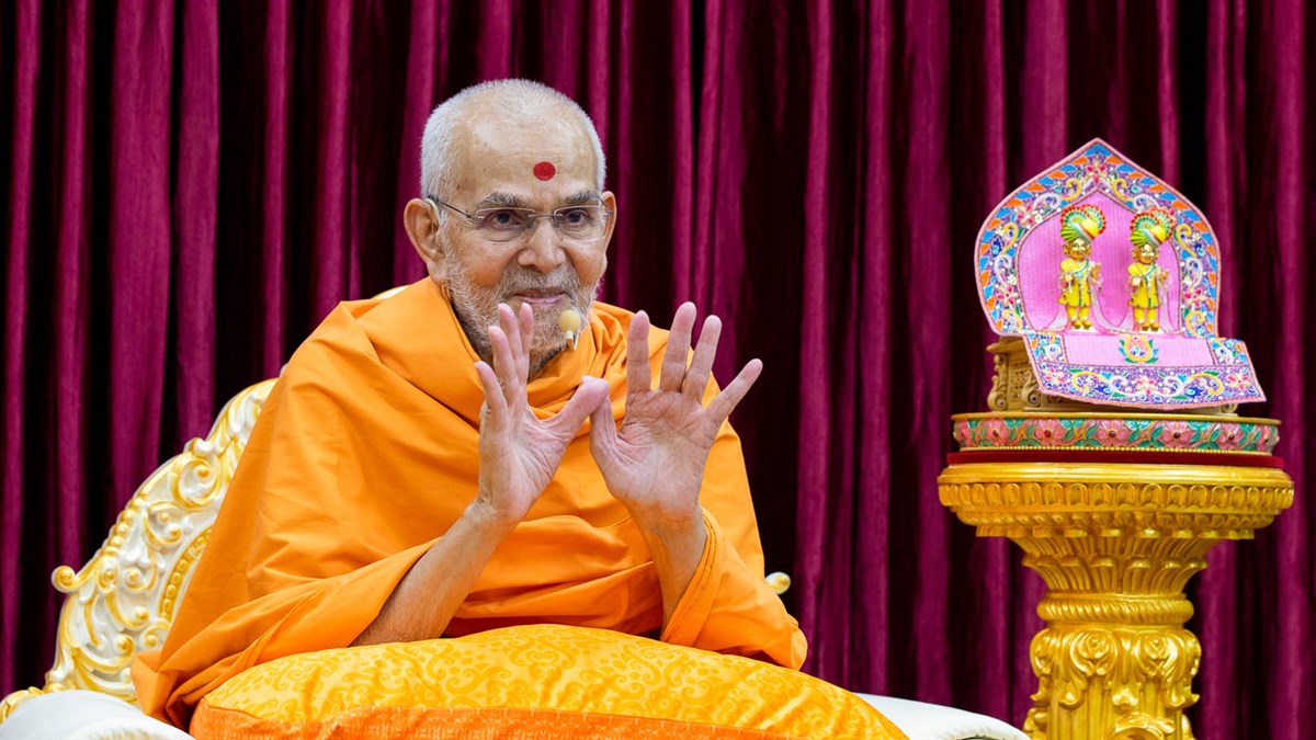 12 October 2021 - HH Mahant Swami Maharaj's Vicharan, Sarangpur, India 12 October 2021 - HH Mahant Swami Maharaj's Vicharan, Sarangpur, India